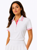 Links Luxe Tee - White Blush
