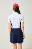 Lucy - White/Navy/Scarlet back view