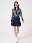 Phoebe Long Sleeve Polo Grey Heather