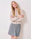 Quilted Bomber - Stone