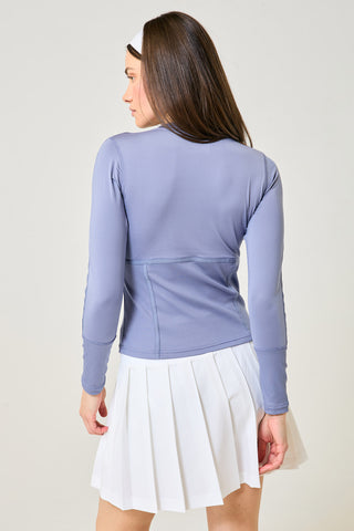 Rib Long Sleeve - Crystal Blue