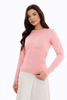 Rib Long Sleeve - Rose Quartz