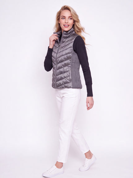 Heritage Vest Opal Dark Grey Soft Chalet — shop side