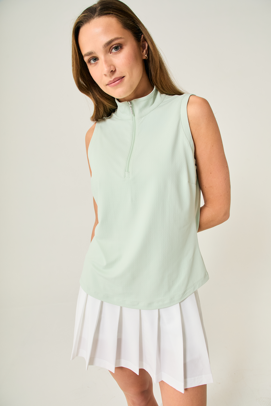 Tess Ice Sleeveless - Velvet Moss
