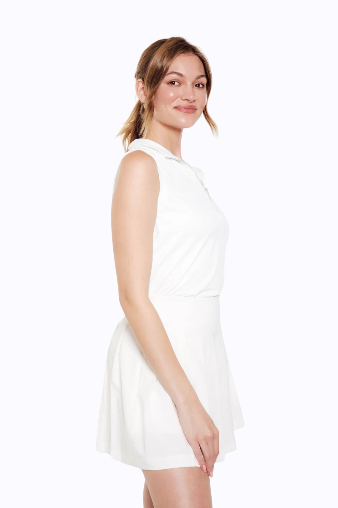 Tess Ice Sleeveless - White