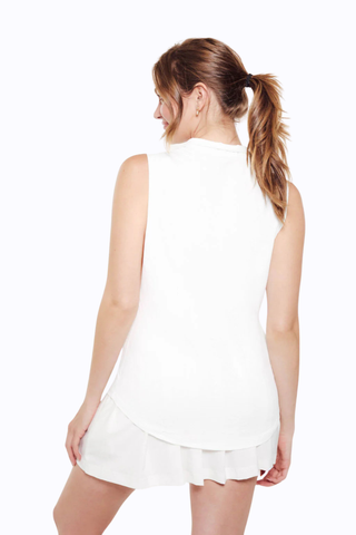 Tess Ice Sleeveless - White