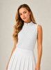 Tess Ice Sleeveless - Lush Lattice