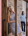 Tess Ice Sleeveless Snow Leopard — lifestyle hero
