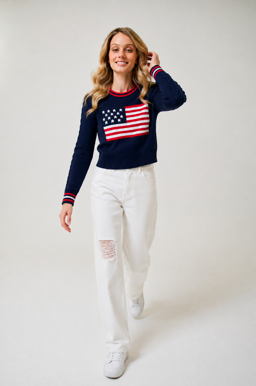 Frankie Sweater - Navy
