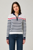 Georgie Sweater - White/Navy
