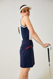 Harlo Skort in Navy Scarlet — GGBlue