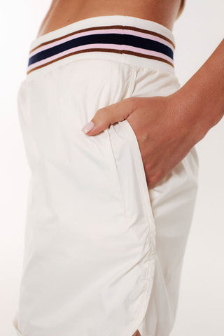 Penelope Skort -Snow White/Modern Stripe