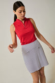 Motion Sleeveless Tank Scarlet
