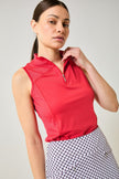 Motion Sleeveless Tank Scarlet