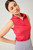 Motion Sleeveless Tank Scarlet