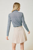 Fairway Skort Stone - back full-length
